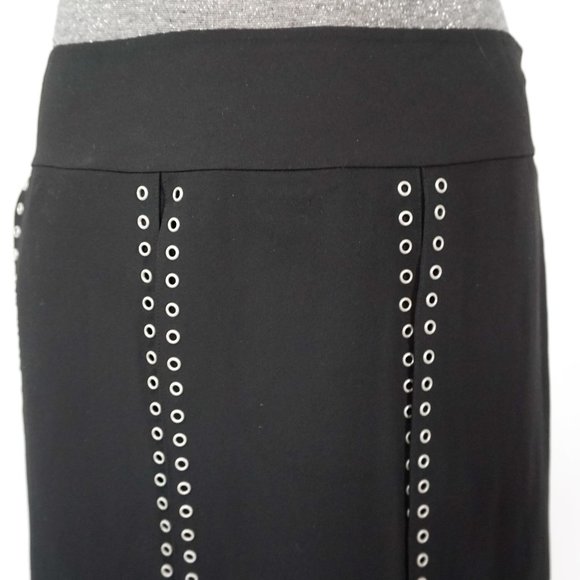 MICHAEL KORS COLLECTION Metal Eyelet Layered Skirt - Picture 2 of 8